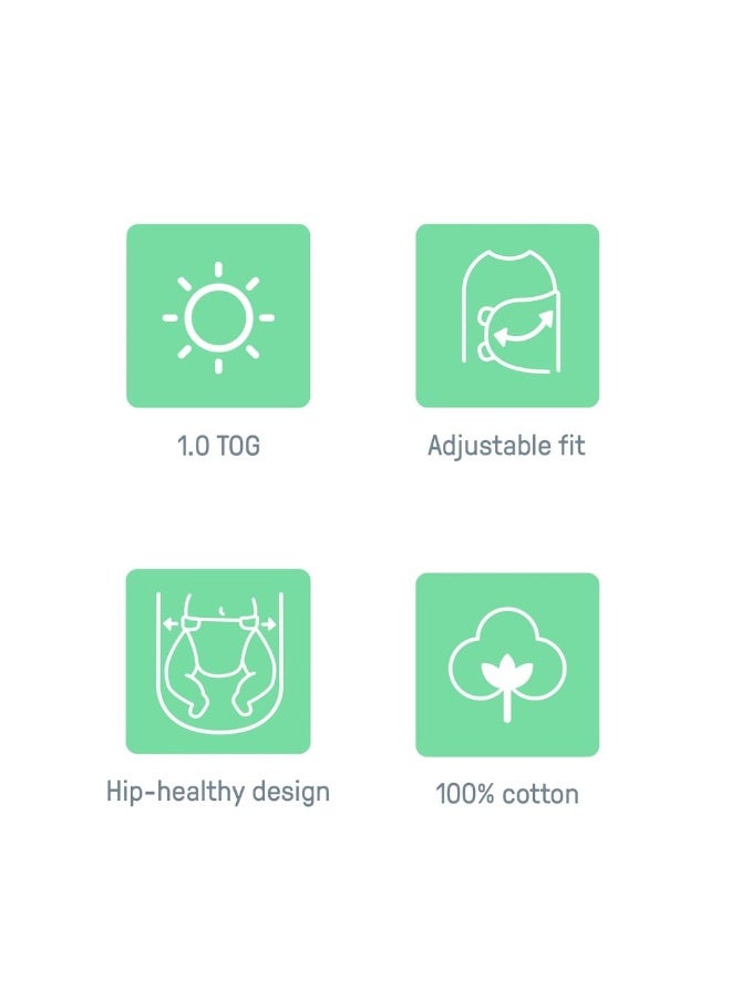 ingenuity سوادل مي من إنجينيتي - سوادل بدون ذراعين، 1.0 توغ، خطوط متقطعة، 3-6 أشهر - Image 5